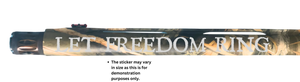 Let Freedom Ring Barrel Sticker Wing Beat Waterfowl Company