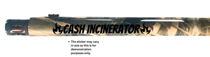 Cash Incinerator Barrel Sticker Wing Beat Waterfowl Company