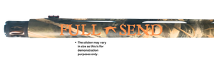 Full Send Barrel Sticker Wing Beat Waterfowl Company