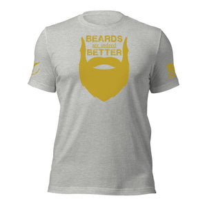 Wing Beat Waterfowl Company Beards are Indeed Better Sure Shot T-Shirt Wing Beat Waterfowl Company