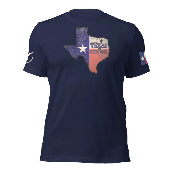 Wing Beat Waterfowl  Company Sure Shot I Love Texas & Ducks T-Shirt Wing Beat Waterfowl Company