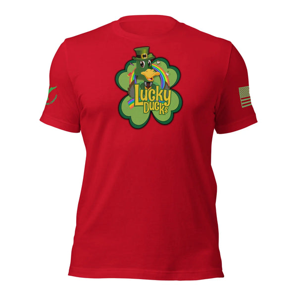 Wing Beat Waterfowl Sure Shot Lucky Ducks T-Shirt Wing Beat Waterfowl Company