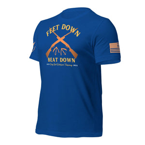 Wing Beat Waterfowl Feet Down Beat Down Sure Shot T-Shirt Wing Beat Waterfowl Company