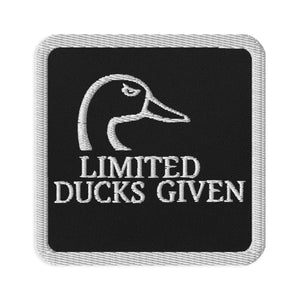 Wing Beat Waterfowl Limited Ducks Given Patch - Wing Beat Waterfowl Company