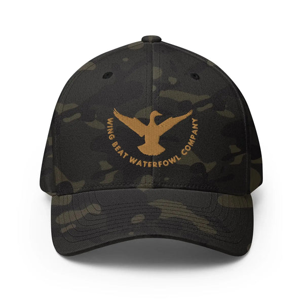 Wing Beat Waterfowl Logo Stretch Band Hat - Wing Beat Waterfowl Company