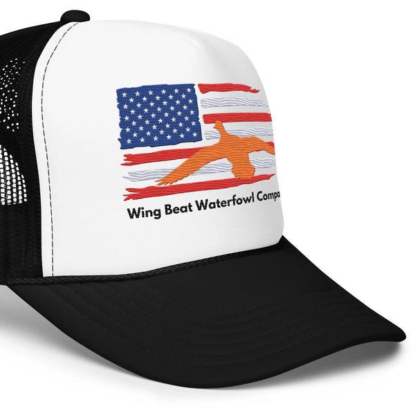 Wing Beat Waterfowl Logo Trucker Hat - Wing Beat Waterfowl Company