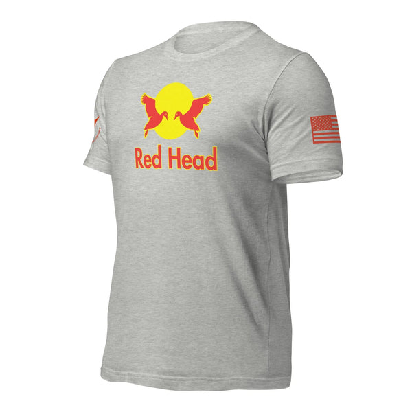 Wing Beat Waterfowl Sure Shot Red Head Logo T - shirt - Wing Beat Waterfowl Company