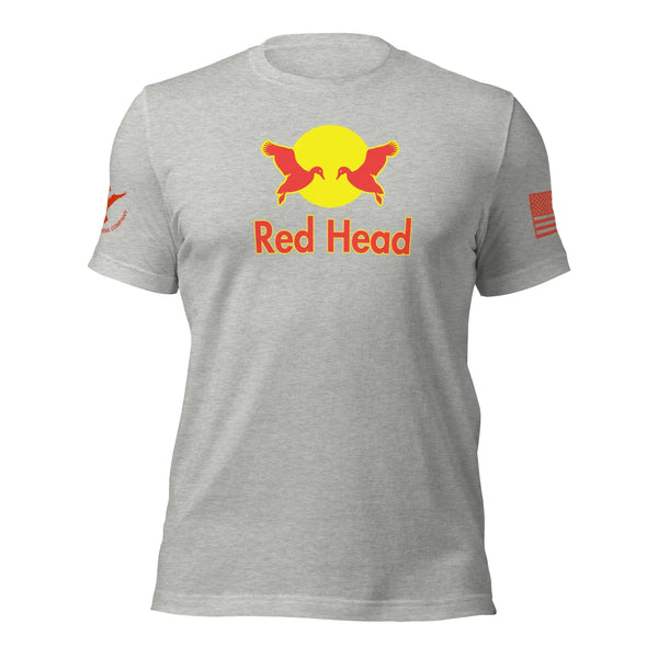 Wing Beat Waterfowl Sure Shot Red Head Logo T - shirt - Wing Beat Waterfowl Company