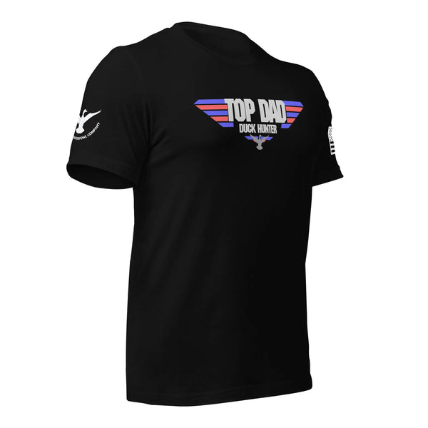 Wing Beat Waterfowl Sure Shot Top Dad T - Shirt - Wing Beat Waterfowl Company