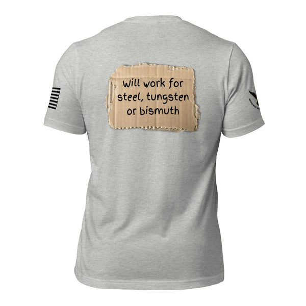 Wing Beat Waterfowl Sure Shot Work For It T - Shirt - Wing Beat Waterfowl Company