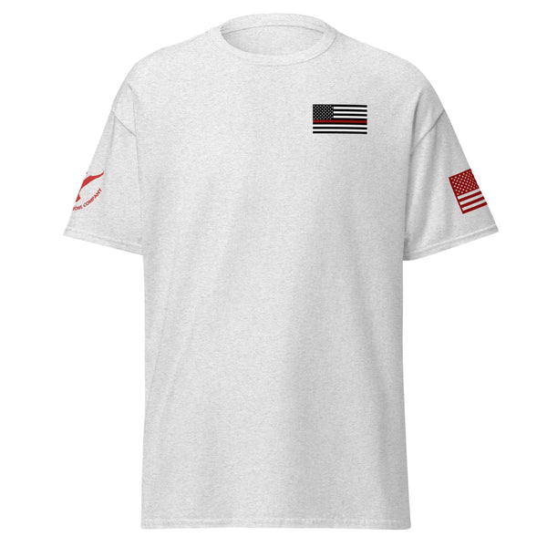 Women's Firefighters Support Shirt - The Thin Red Line - Wing Beat Waterfowl Company